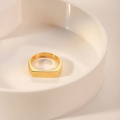 Gold 'Love You" Glowing Ring