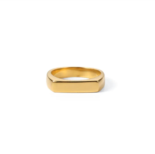 Gold 'Love You" Glowing Ring